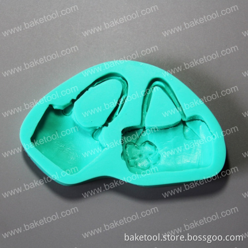 perfume, lay bag silicone mold fondant mold for cake decoration